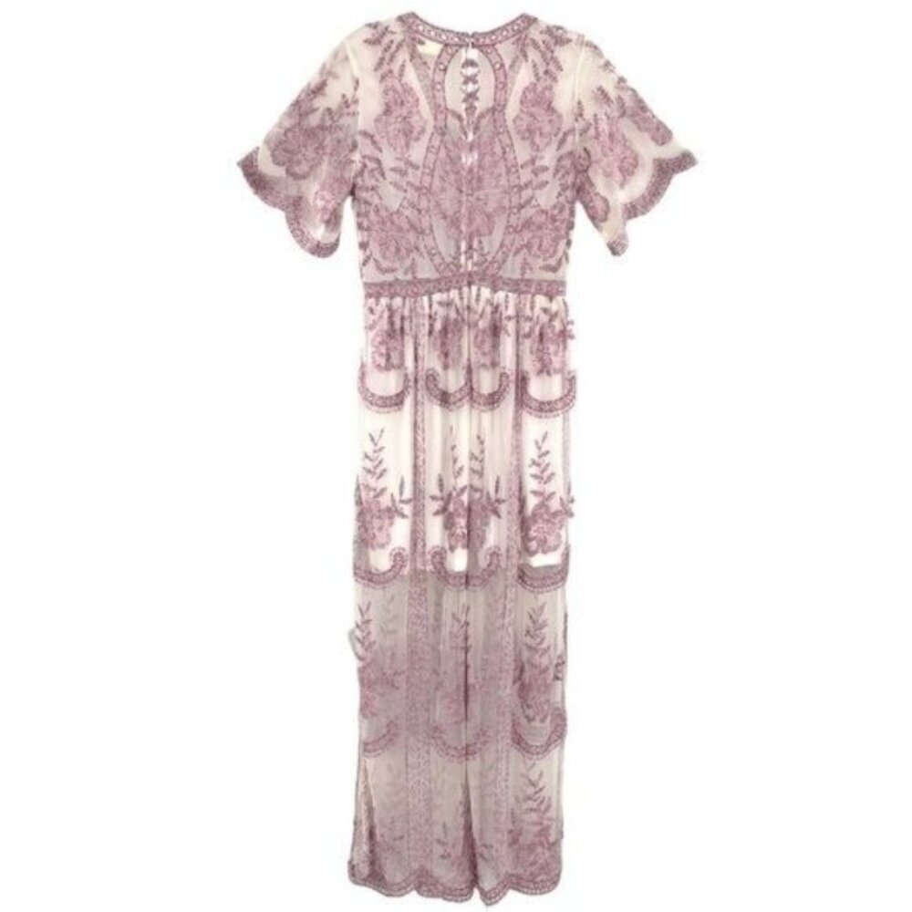 Altar'd State Women’s Embroidered Floral Lace Maxi Dress - Picture 10 of 16